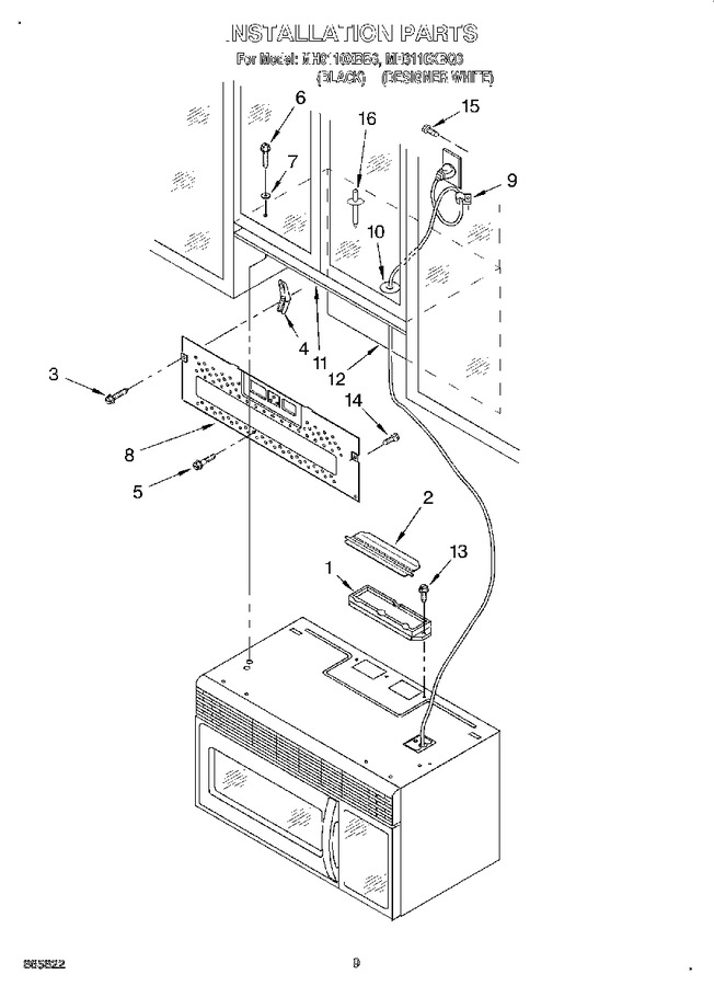 Diagram for MH6110XBB6