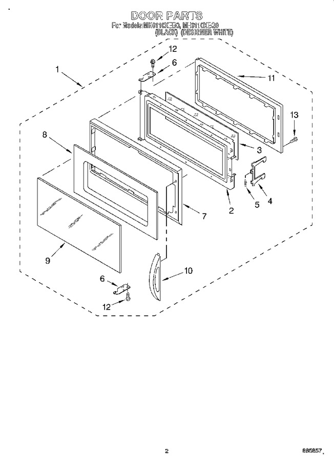 Diagram for MH6110XEB0