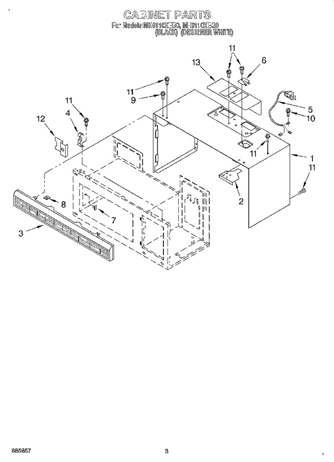 Diagram for MH6110XEB0