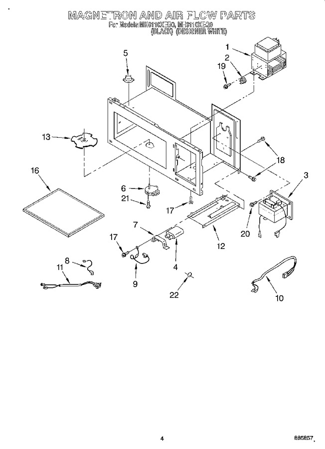 Diagram for MH6110XEQ0