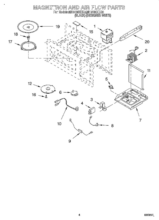 Diagram for MH6130XEB0