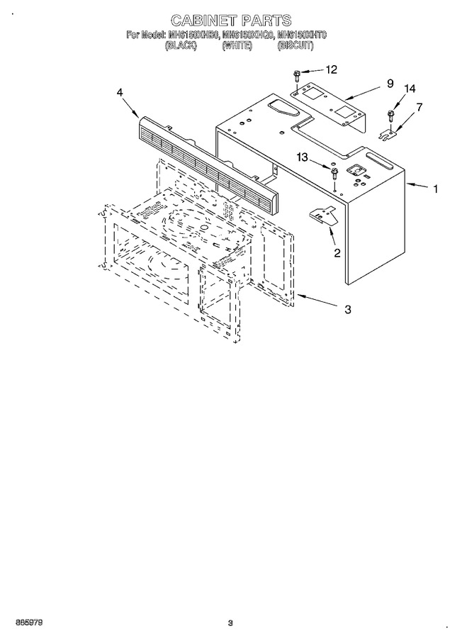 Diagram for MH6150XHB0