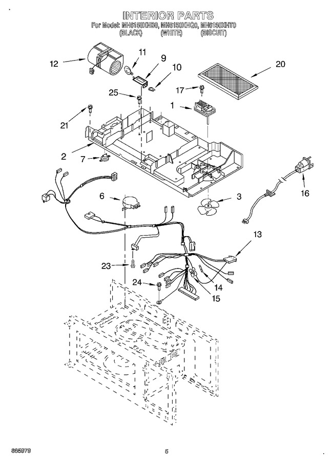 Diagram for MH6150XHT0