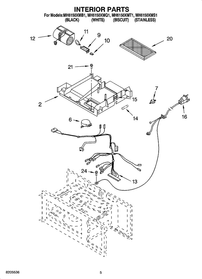 Diagram for MH6150XMS1