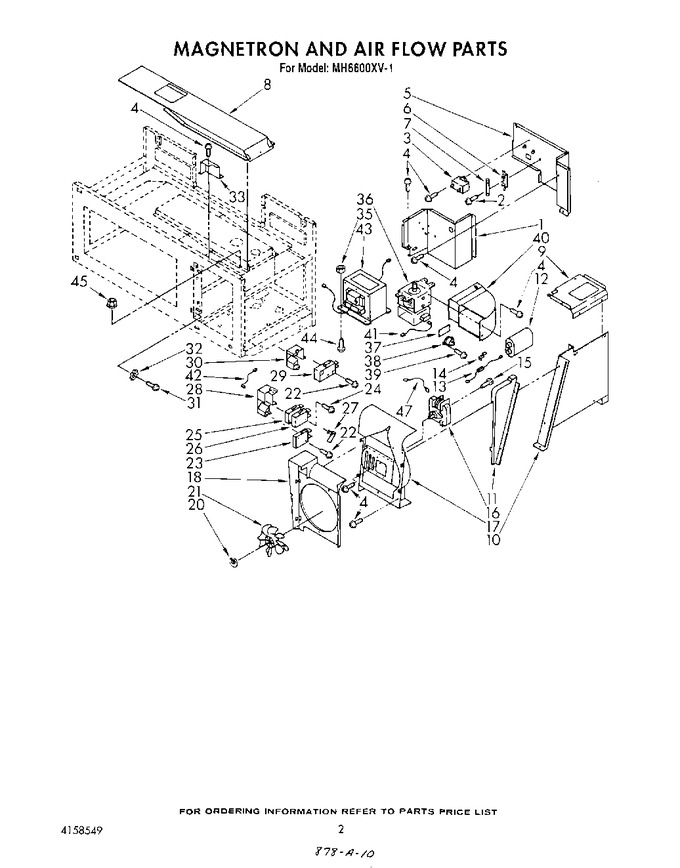 Diagram for MH6600XV1