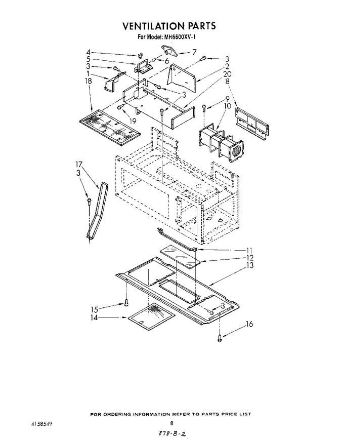 Diagram for MH6600XV1