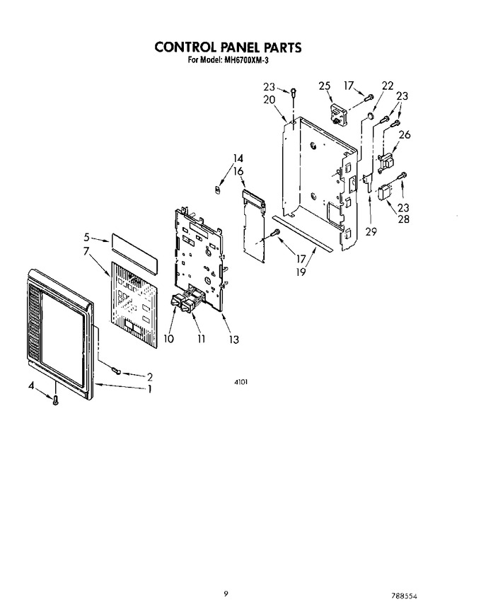 Diagram for MH6700XM3