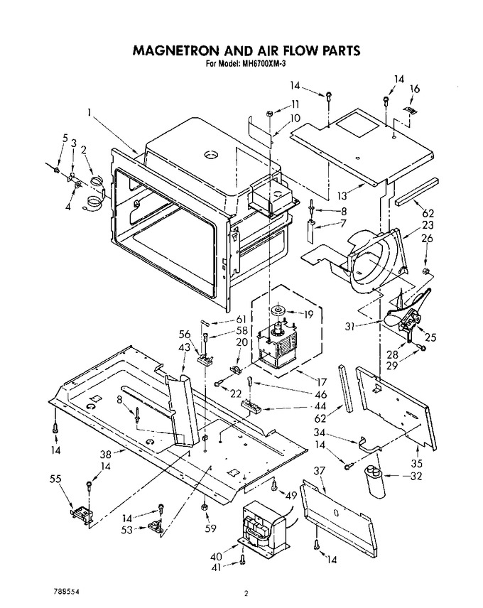 Diagram for MH6700XM3