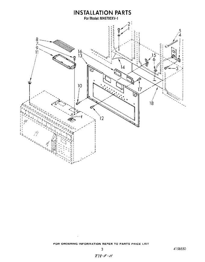 Diagram for MH6700XV1