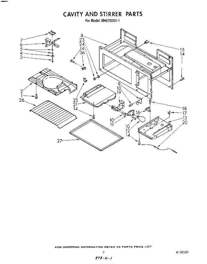 Diagram for MH6700XV1