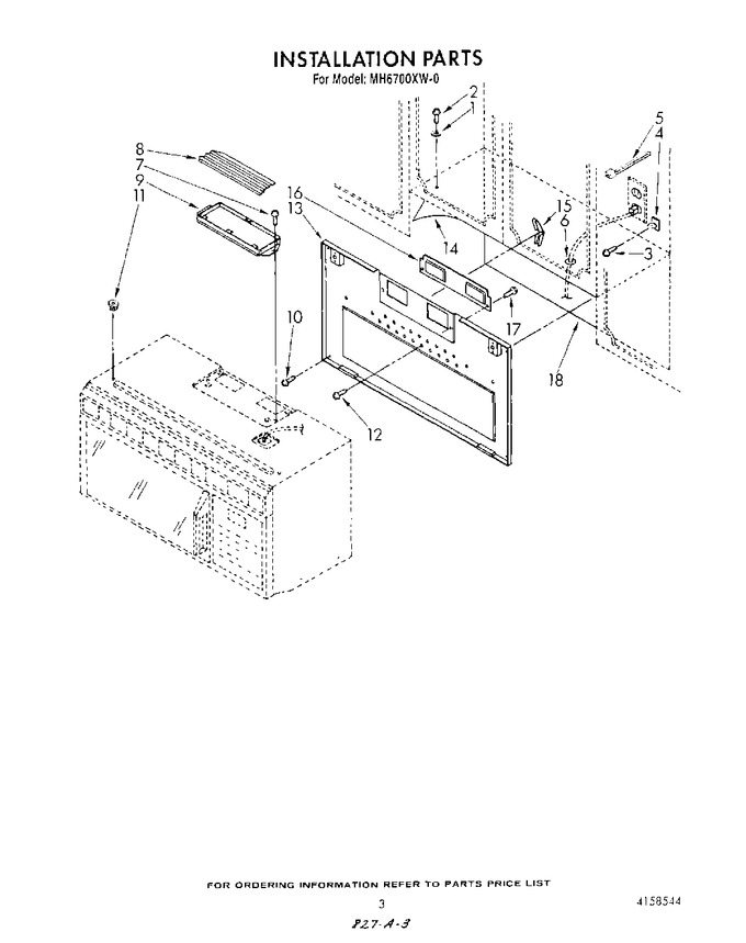 Diagram for MH6700XW0