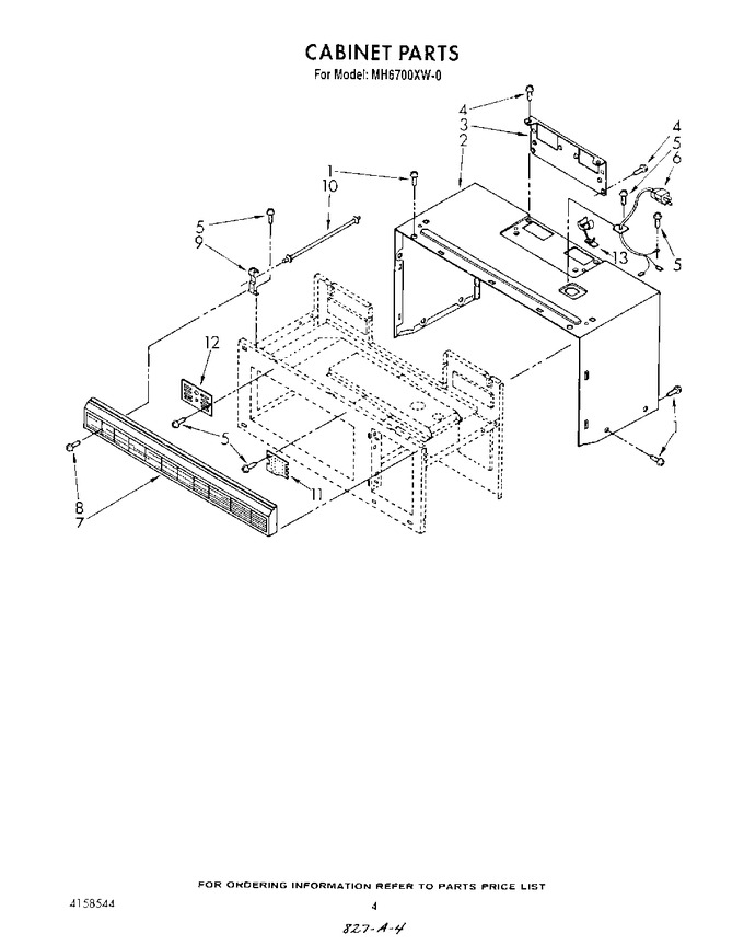 Diagram for MH6700XW0