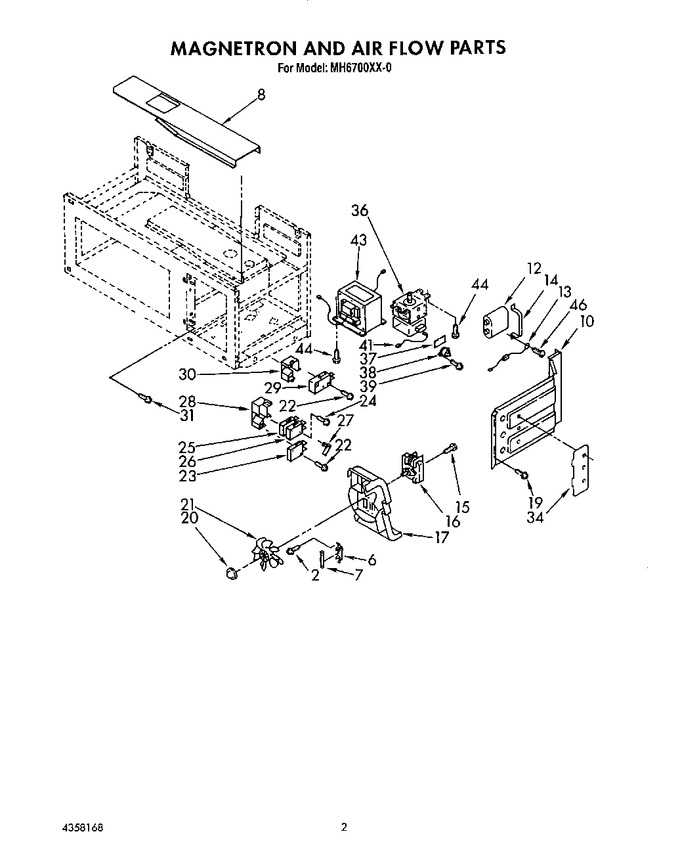 Diagram for MH6700XX0