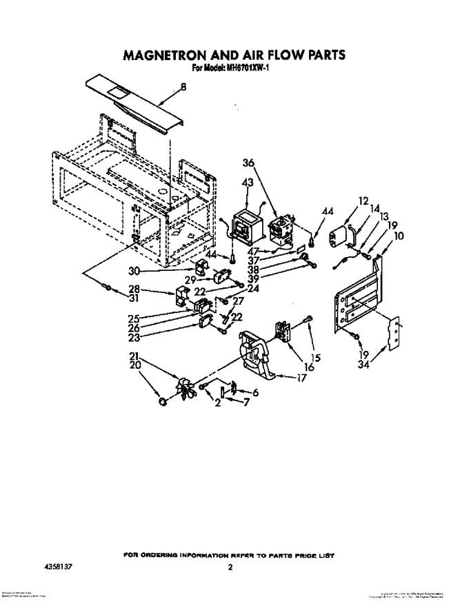 Diagram for MH6701XW1