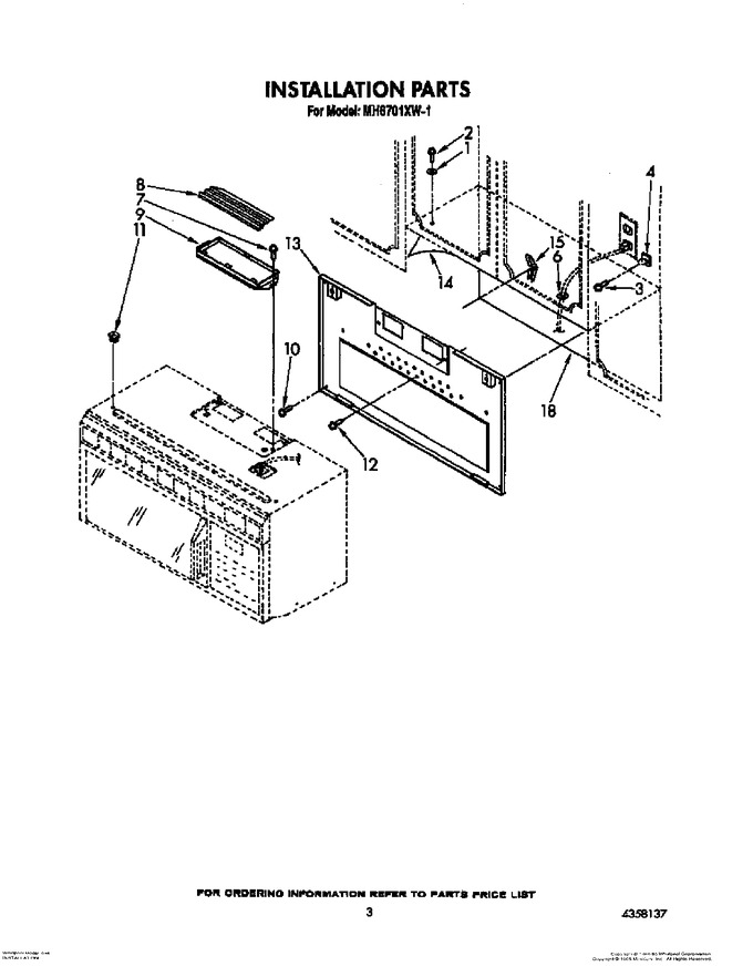 Diagram for MH6701XW1