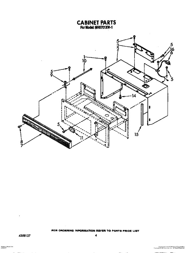 Diagram for MH6701XW1