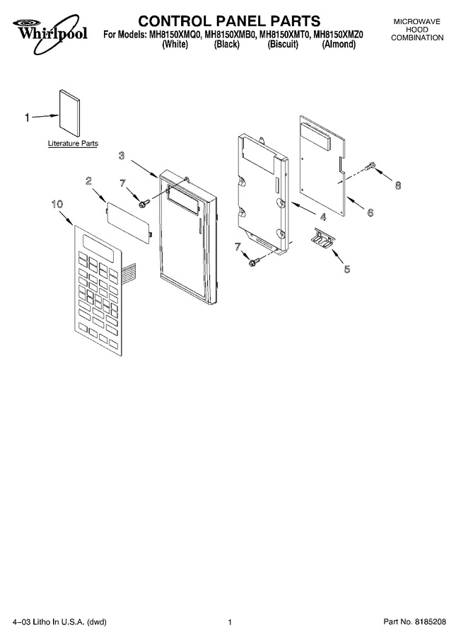 Diagram for MH8150XMT0