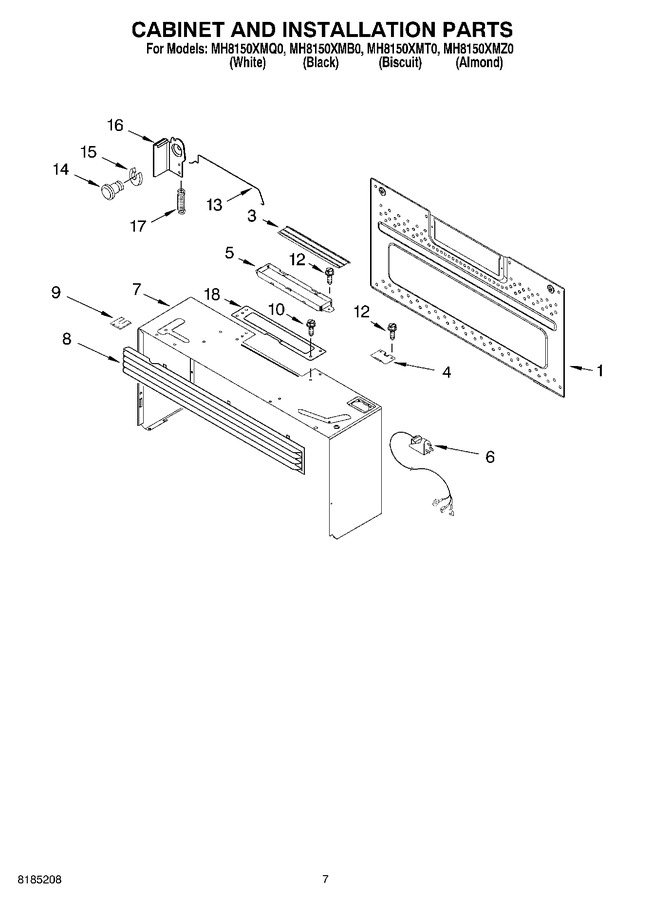 Diagram for MH8150XMT0