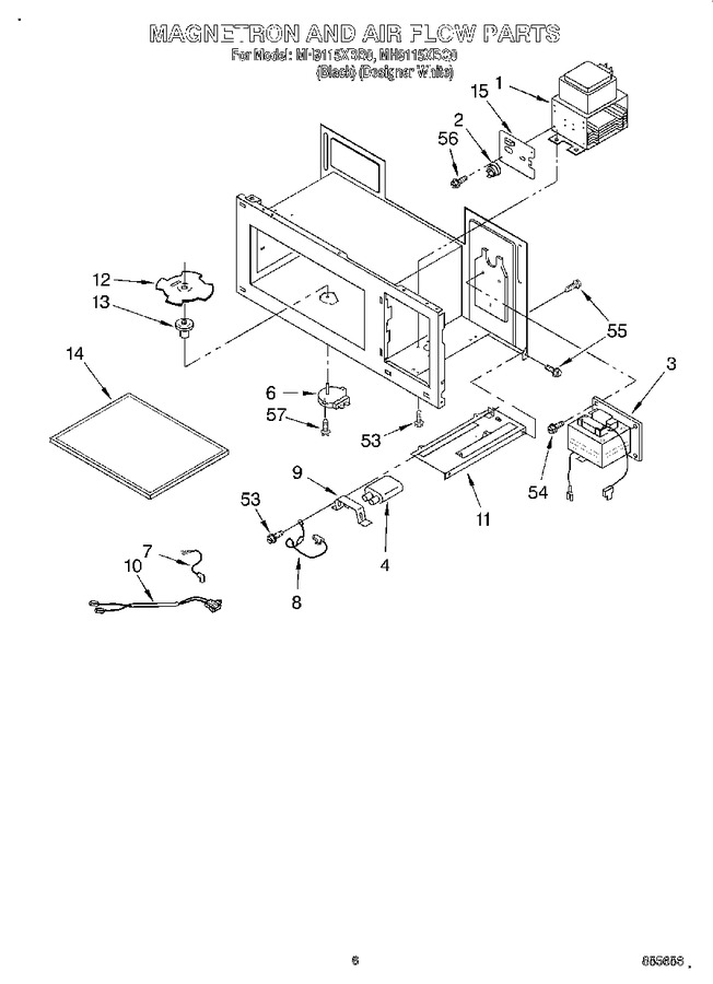 Diagram for MH9115XBB0