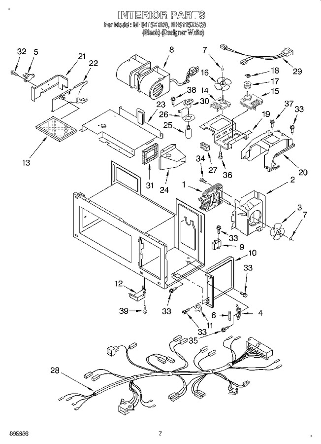 Diagram for MH9115XBB0