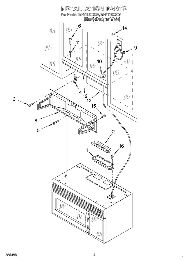 Diagram for MH9115XBB0