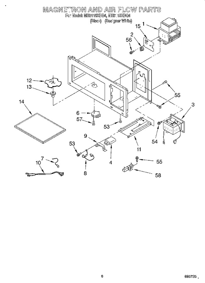 Diagram for MH9115XBB4