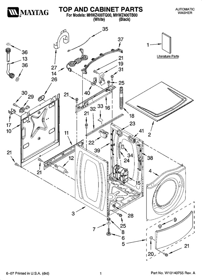 Diagram for MHWZ400TB00