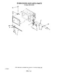 Diagram for 04 - Oven Door And Latch