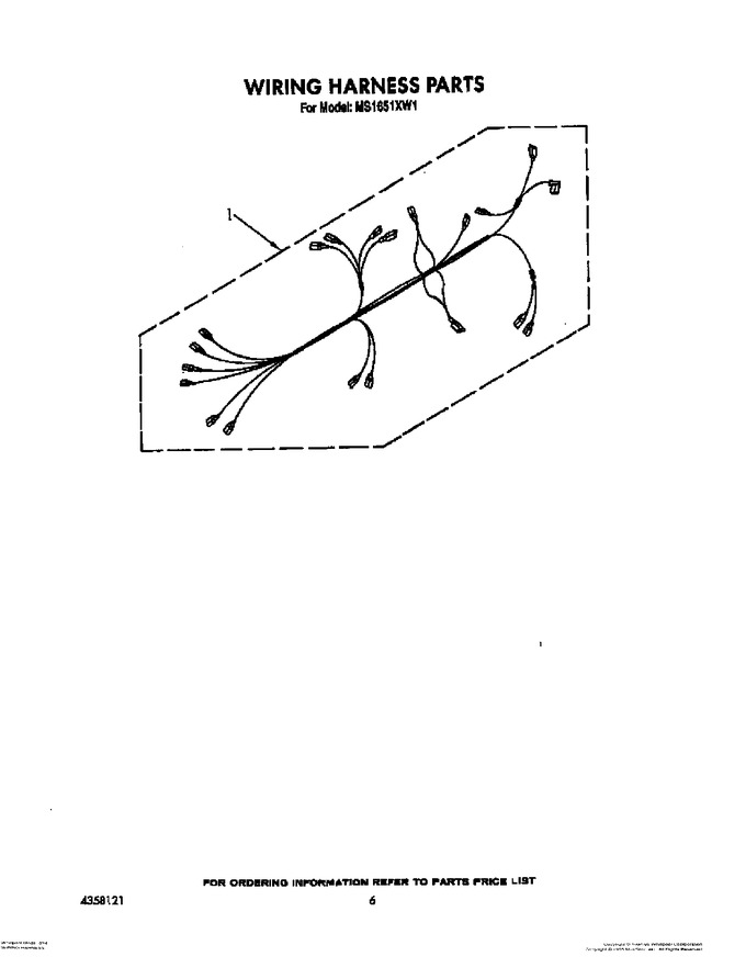 Diagram for MS1651XW1