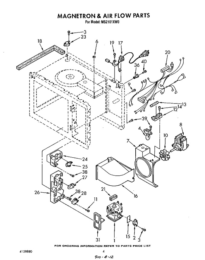 Diagram for MS2101XW0