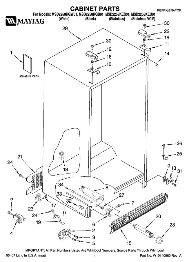 Diagram for MSD2258KGB01