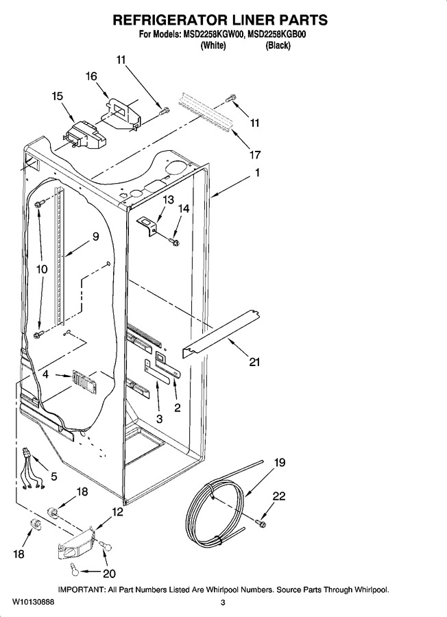 Diagram for MSD2258KGW00