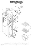 Diagram for 04 - Freezer Liner Parts