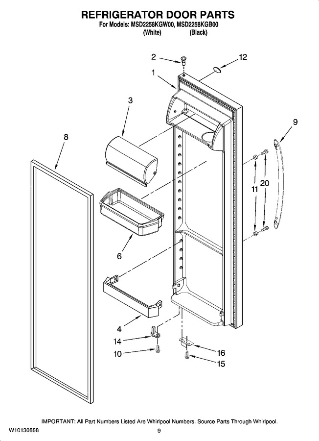 Diagram for MSD2258KGW00