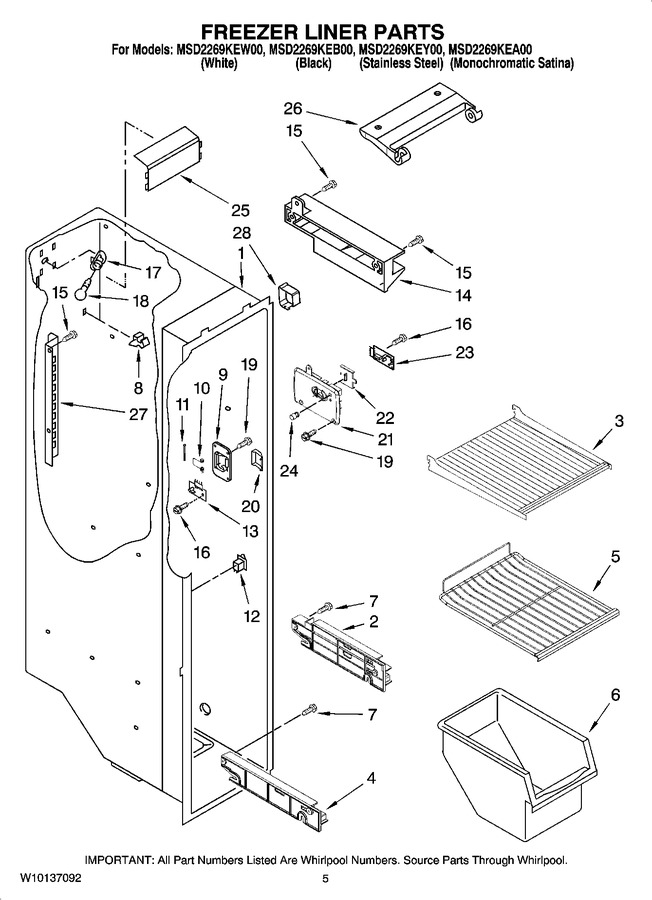 Diagram for MSD2269KEB00