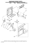 Diagram for 08 - Dispenser Front Parts