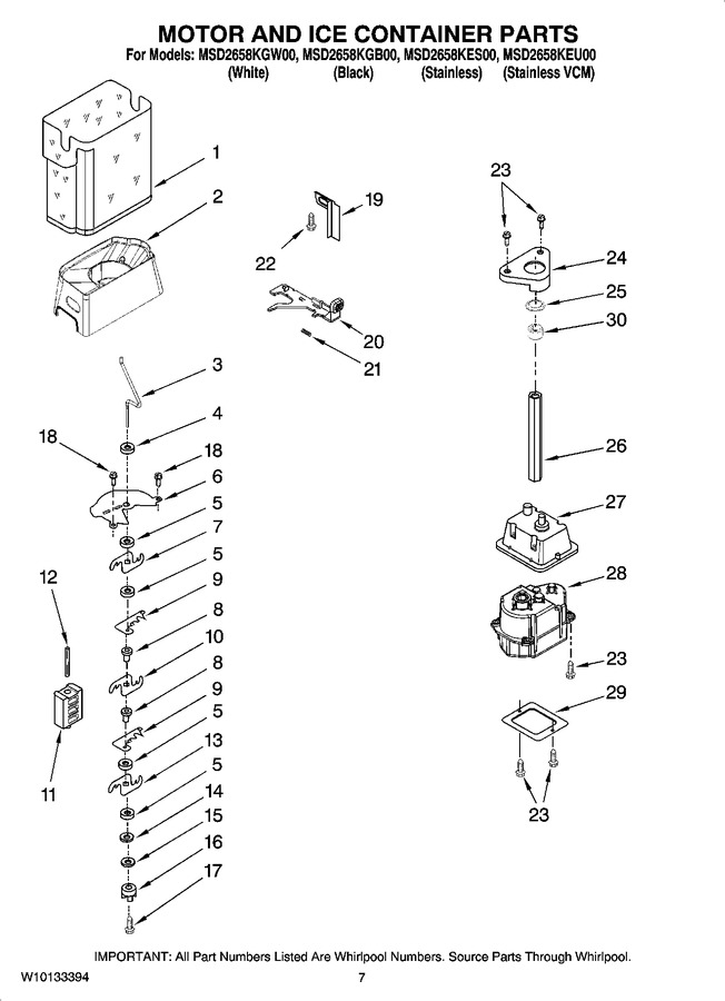 Diagram for MSD2658KGB00