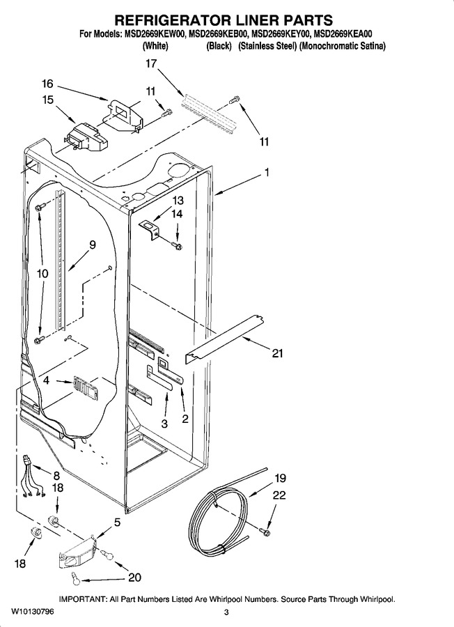 Diagram for MSD2669KEA00