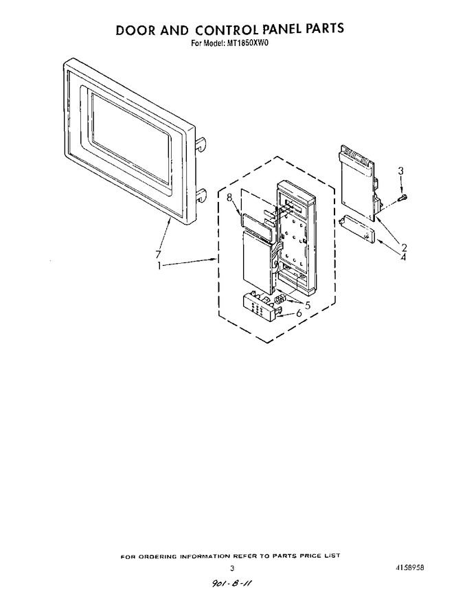 Diagram for MT1850XW0