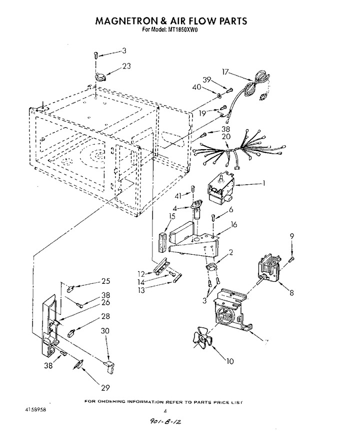 Diagram for MT1850XW0