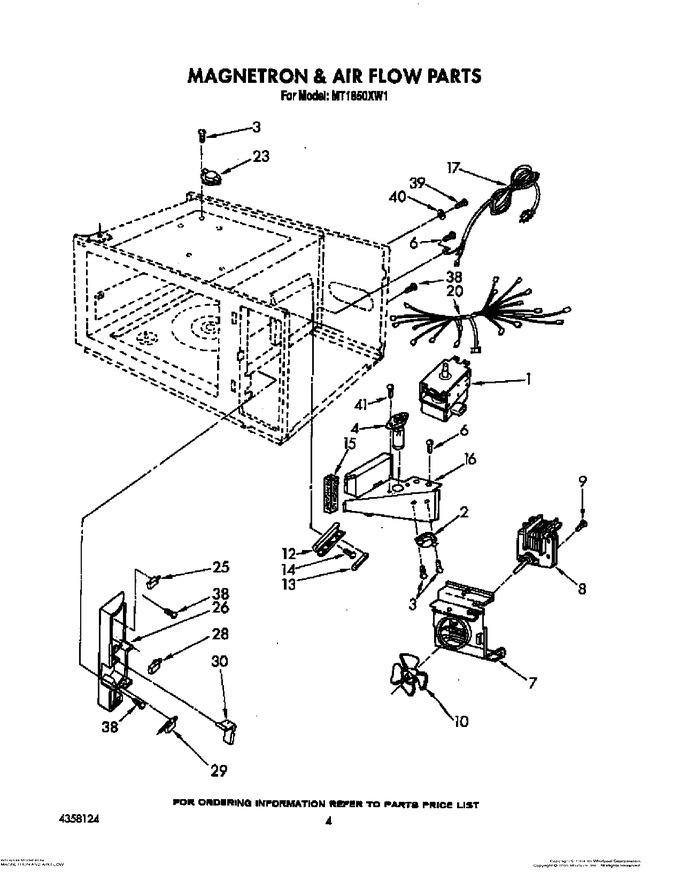 Diagram for MT1850XW1