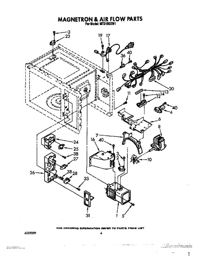 Diagram for MT2150XW1