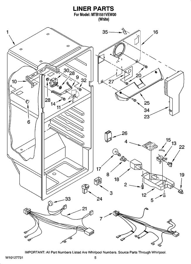 Diagram for MTB1551VEW00