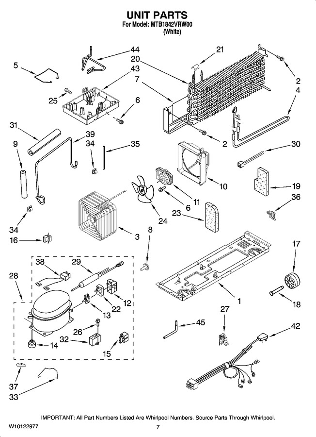 Diagram for MTB1842VRW00