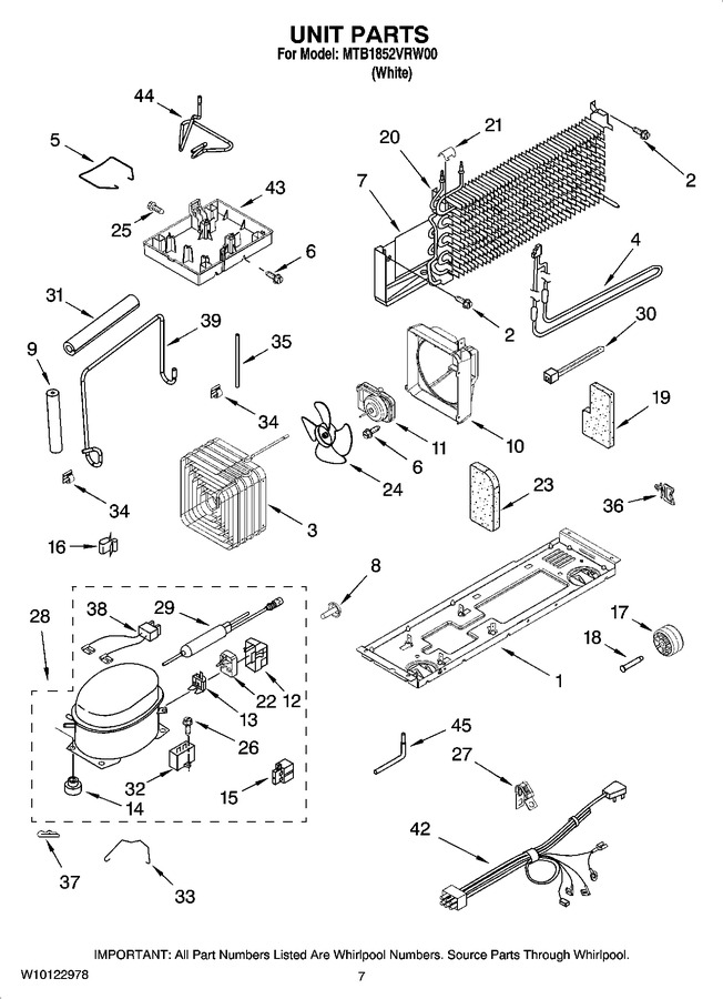 Diagram for MTB1852VRW00