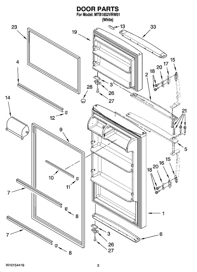 Diagram for MTB1852VRW01