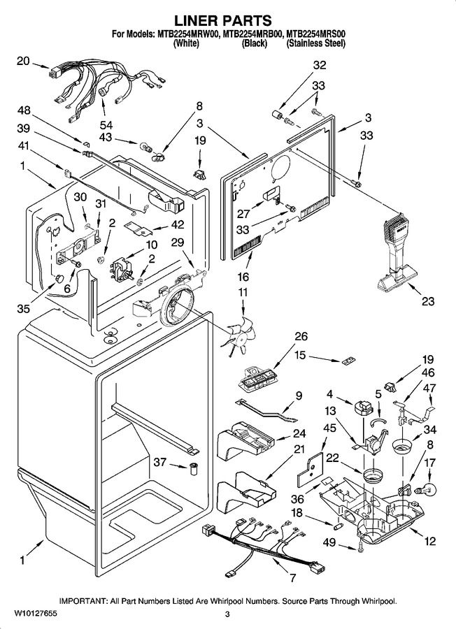 Diagram for MTB2254MRW00