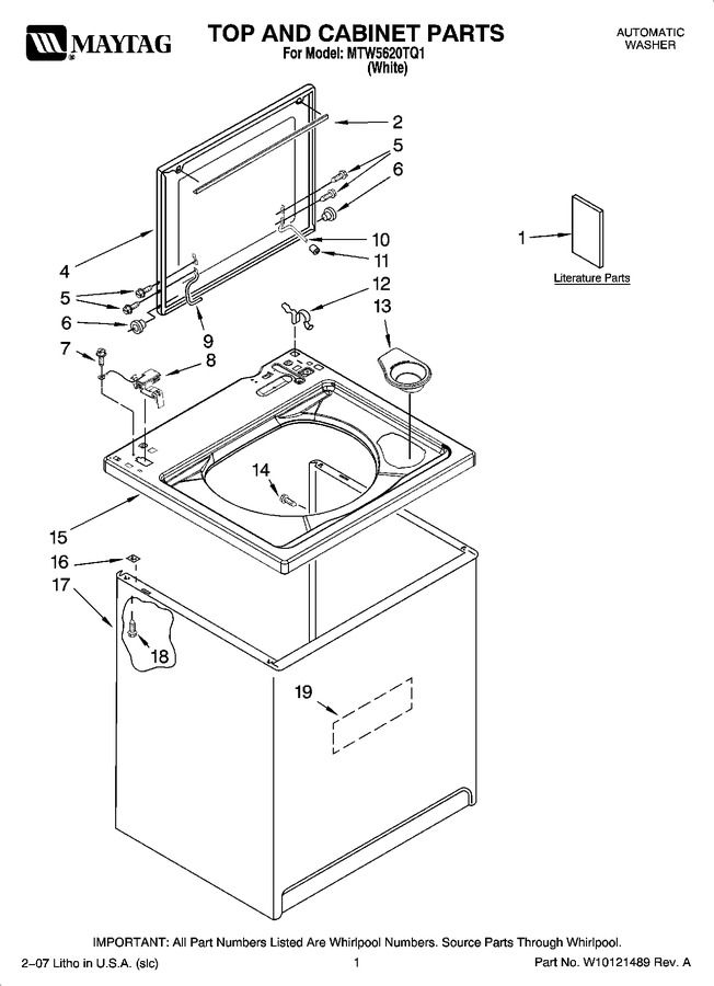 Diagram for MTW5620TQ1