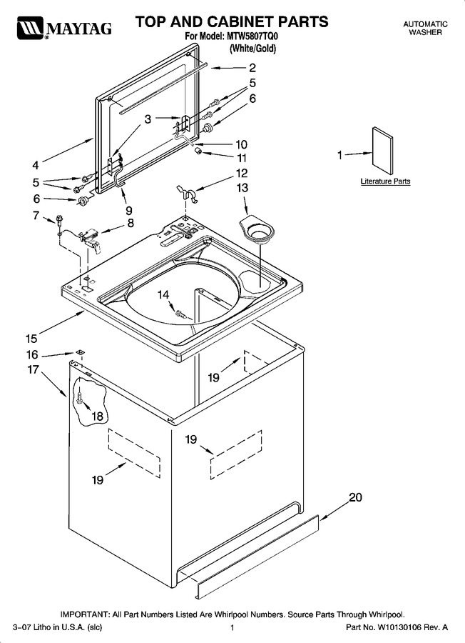 Diagram for MTW5807TQ0