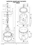 Diagram for 03 - Agitator, Basket And Tub Parts